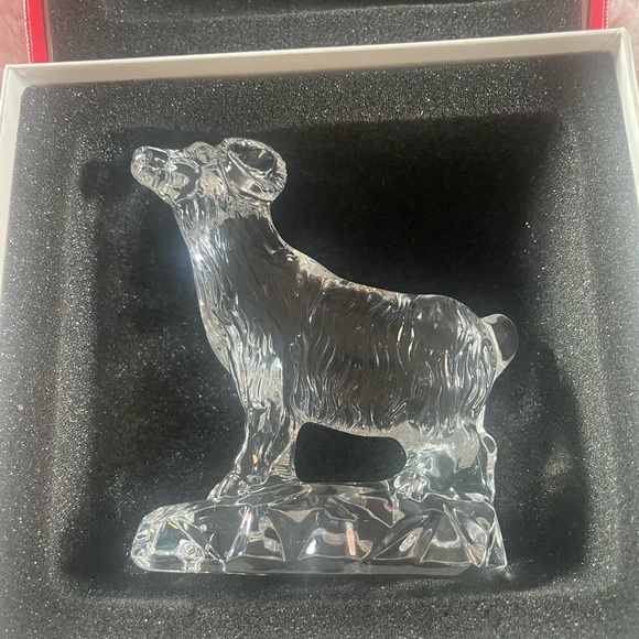 Baccarat Crystal Zodiac Ram Figurine/Paperweight - Picture 2 of 5